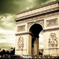 Arc de triomphe france paris architecture cities wallpapers