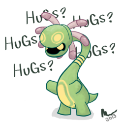 Cradily Needs Hugs Badly by GolemGeekery