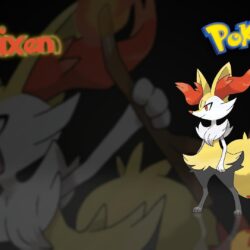 I made a Braixen wallpapers for my boyfriend, thought I could post it
