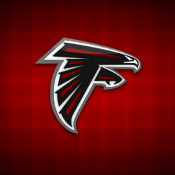 falcons, Atlanta Falcons, Logo, Red background, Minimalism