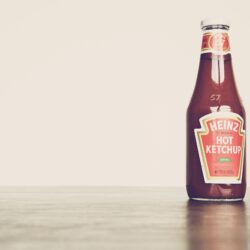 heinz hot ketchup bottle free image