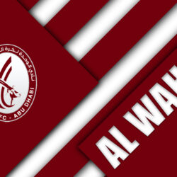 Download wallpapers Al Wahda FC, emirate football club, 4k, material