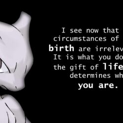 Mewtwo Quote Wallpapers