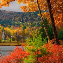 Autumn in New Hampshire HD desktop wallpapers : Widescreen : High