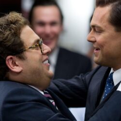 Download Leonardo DiCaprio With Jonah Hill Wallpapers