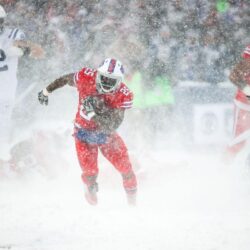 LeSean McCoy racks up 156 yards in a blizzard