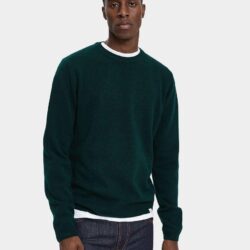 Norse Projects / Sigfred Lambswool Sweater in Quartz Green