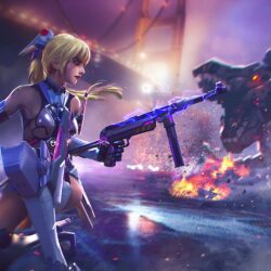 Cyber Girl Garena Free Fire Game 4k, HD Games, 4k Wallpapers, Image, Backgrounds, Photos and Pictures