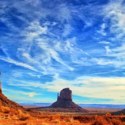 Monument Valley Sky Landscape Desert Utah Wallpapers