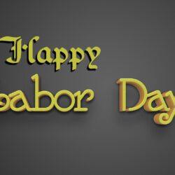 Labor Day 3D Text On Dark Backgrounds