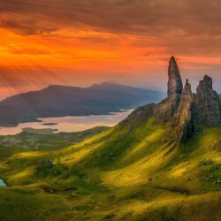 Isle of Skye Scotland mountains rocks lakes landscape wallpapers
