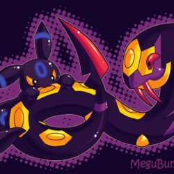 CE: Shiny Umbreon and Seviper by MeguBunnii