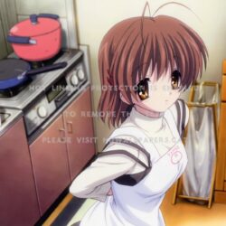 nagisa furukawa apron clannad dango ketchen