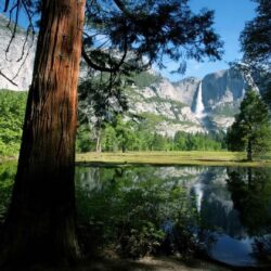 Falls California National Park Yosemite National Park wallpapers