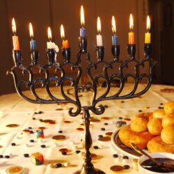 HANUKKAH jewish festival holiday candelabrum candle menorah hanukiah