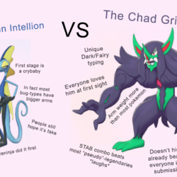 The virgin Intellion vs The Chad Grimmsnarl
