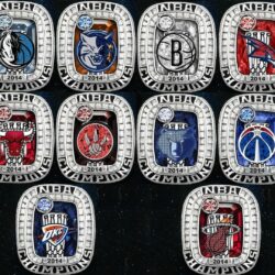 The NBA tweeted out 2014 championship rings for each team : nba