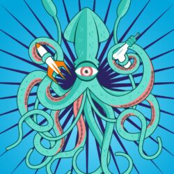 Free download Giant Squid Attack by fractma [] for