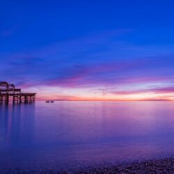 Brighton Pier Sunset ❤ 4K HD Desktop Wallpapers for 4K Ultra HD TV