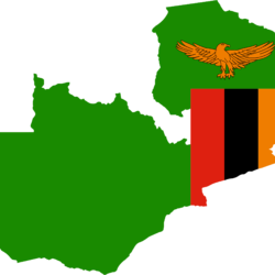 Zambia flag 4 » Image