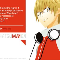 Quotes Akito Takagi Bakuman Anime Blondes Glasses Headphones Manga