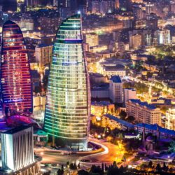 Flame Towers, Baku, Azerbaijan ❤ 4K HD Desktop Wallpapers for