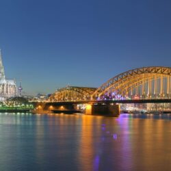 Panoramic Image Of Cologne HD desktop wallpapers : Widescreen