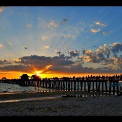 Sunset on the pier in Naples – Naples, FL, USA