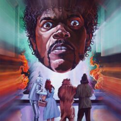 Wallpapers : artwork, crossover, movies, Samuel L Jackson, The Wizard
