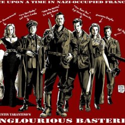 wallpaper: Inglourious Basterds, movie, Quentin Tarantino, Brad