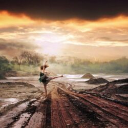 dancing, Nature, Mud, Women Wallpapers HD / Desktop and Mobile