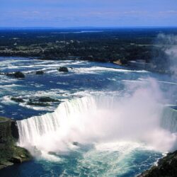 Aerial View of Niagara Falls, Ontario, Canada wallpapers