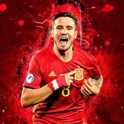 Download wallpapers Saul Niguez, 4k, abstract art, Spain National