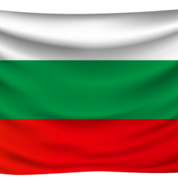 Bulgaria Wrinkled Flag