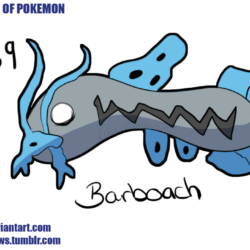 Another year of pokemon: Barboach by Laurosaurus