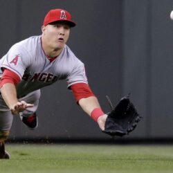 px Mike Trout Talented Baseball Player