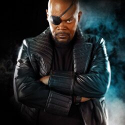 Samuel L. Jackson, Nick Fury, Eyepatches, Arms Crossed, Captain