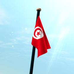 Tunisia Flag 3D Free Wallpapers