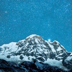 Wallpapers Nepal, 5k, 4k wallpaper, Himalayas, night, stars, OS