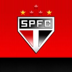 Sao Paulo Futebol Clube, escudo 4K HD Wallpapers