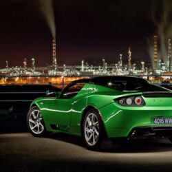 Green Tesla Roadster wallpapers