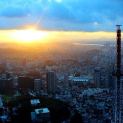 Sunset in Seoul Wallpapers HD Download