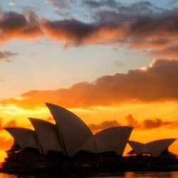 Australia Sydney City sunset Galaxy S6 Wallpapers