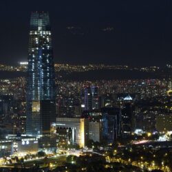 landscape, Lights, Santiago De Chile, Cityscape, Night, Skyscraper