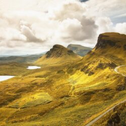 Hills scotland roads lakes isle of skye wallpapers