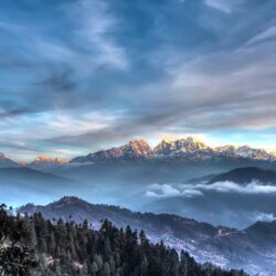 Wallpapers : , clouds, forest, Himalayas
