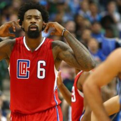 DeAndre Jordan to reporter: ‘It’s hard to hear you with all these