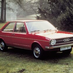 Audi 80…my first front wheel drive car…it was in a poo brown