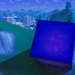 Mystery of giant purple cube in Fortnite Battle Royale ‘solved’ by