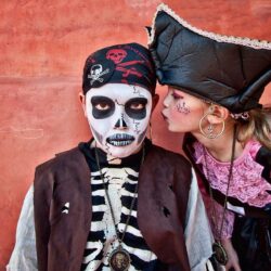 Girl, Pirates, Boy, Children, Costumes, Carnival